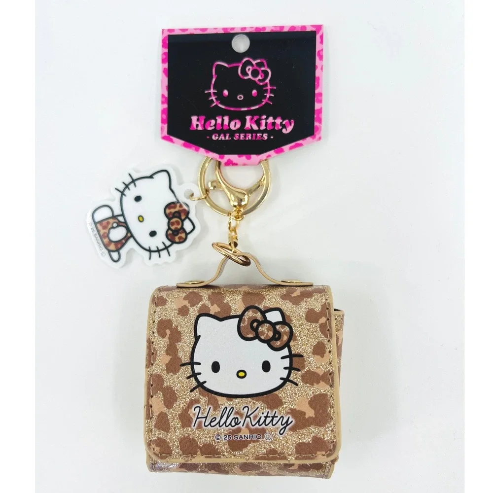 Sanrio Hello Kitty Mini Multi‎ Pouch Charm Leopard Gogo Gal Series Japan Y2K NEW